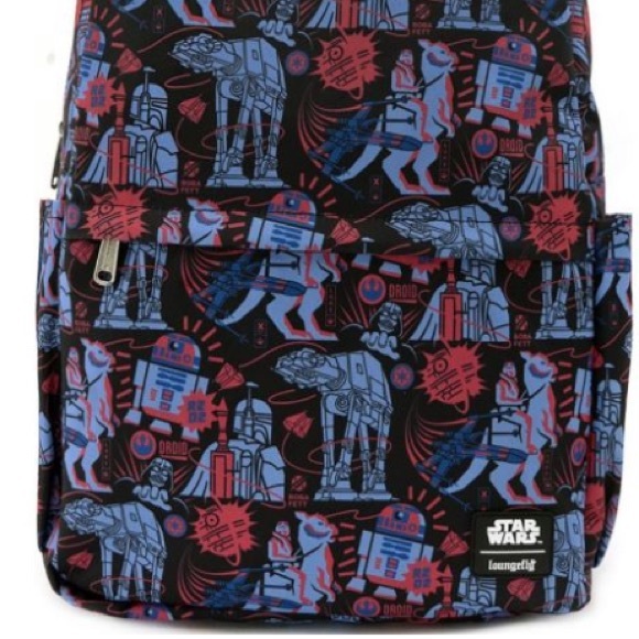 Star Wars Hoth Loungefly Canvas Backpack NWT - Picture 4 of 5